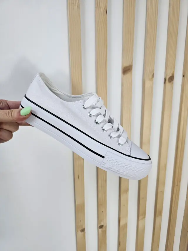 Zapatilla Raquel Blanca Loneta