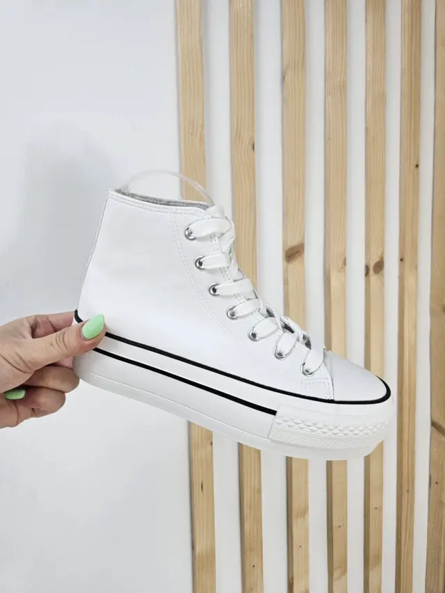 Bota Irene Blanca Polipiel